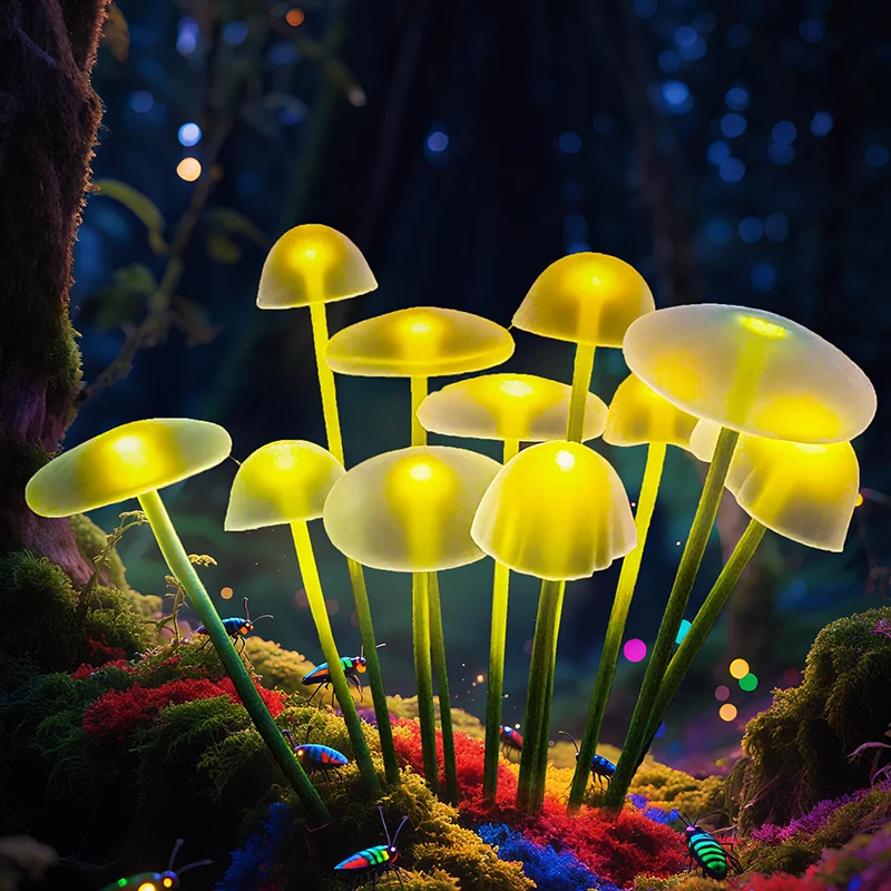 

Outdoor LED Solar Jellyfish Sway Lights Waterproof Double Modes Garden Pathway Light for Balcony Yard Patio Lawn Street Decor