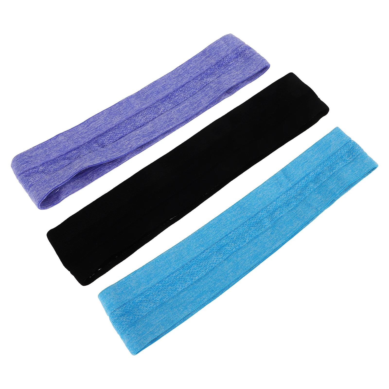 

3pcs Sweatbands For Women High Elasticity Non Slip Sport Headbands Breathable Fitness Running Yoga Athletic Headband Men