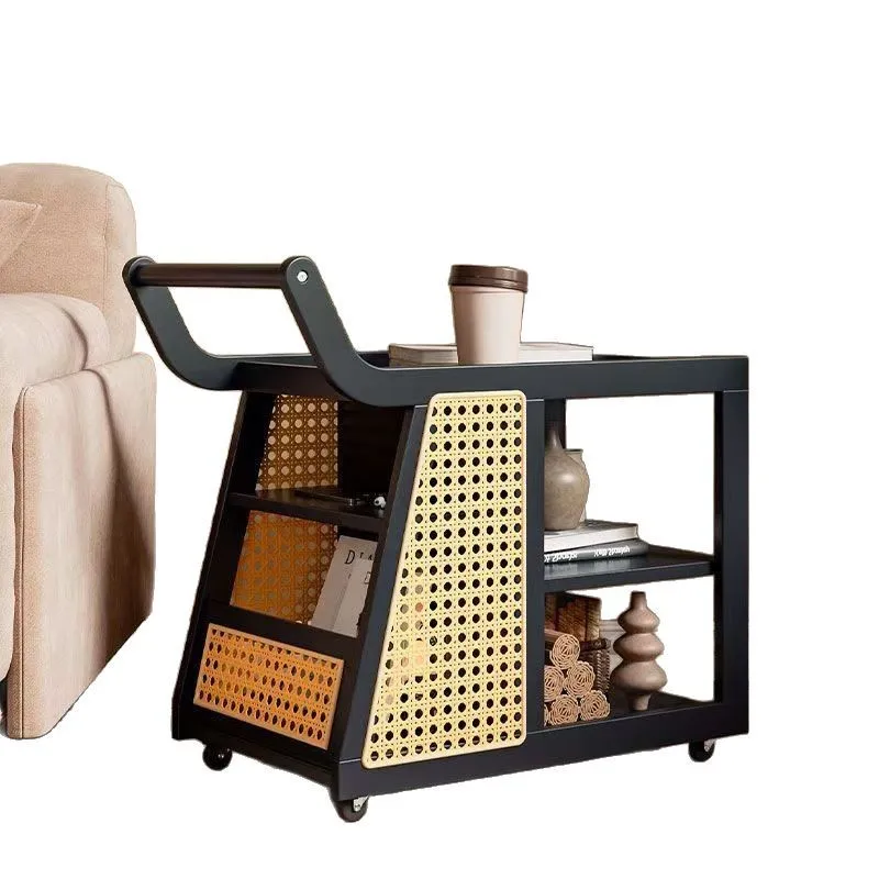 

Side few trolleys, sofa side cabinets, side cabinets, living room creative advanced dining car movable