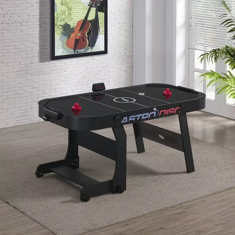 Professional 7ft MDF Aluminum Pneumatic Hockey Table with Digital Scoreboard, Heavy Duty Stand Up Pneumatic Hockey Table