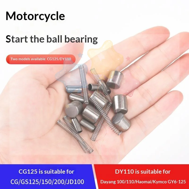 Motorcycle Clutch Override Ball Bearings 1 Set Cost Effective Reliable Replacement Fit 100 110 CG125 150 Motorcycles
