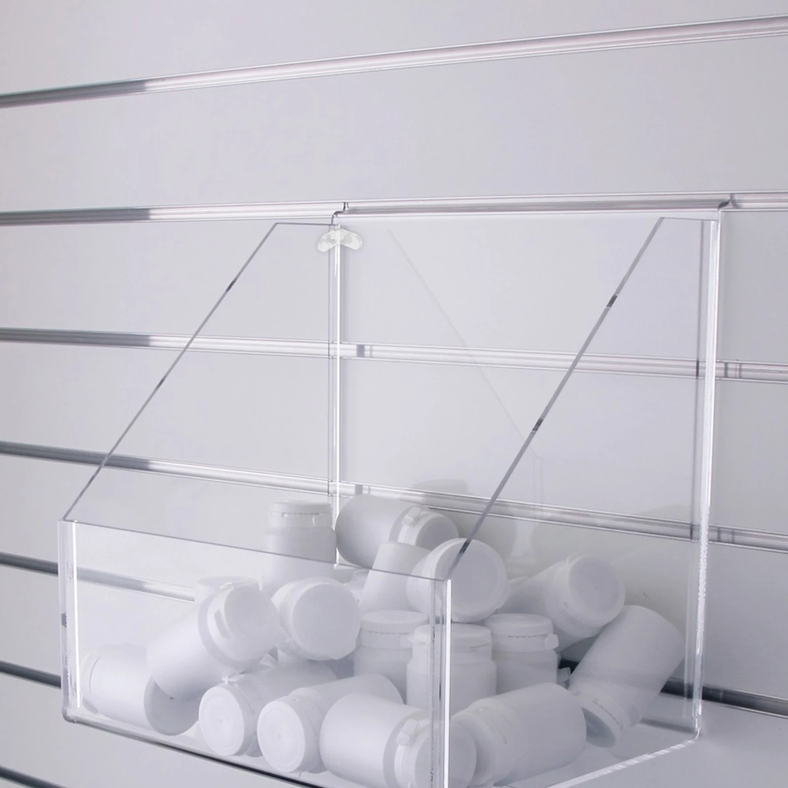 

10 Sets Clear L-Shape Corner Brackets High Transparency Acrylic Corner Mounting Braces for Glass Shelf Boxes Jewelry and