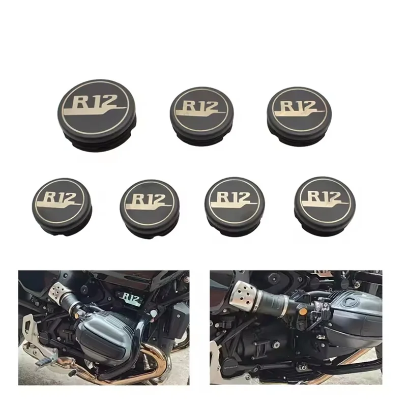 

Эффективная крышка для BMW R12 R 12 NINET 2023 2024 2025, заглушки для отверстий в раме мотоцикла, заглушки для крышек рамы R12NINET
