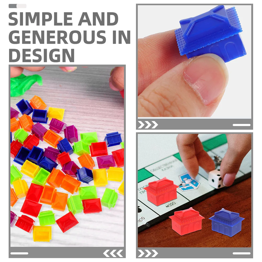 

120 шт., сменные предметы для настольной игры, пластиковые шахматные аксессуары, игровые жетоны для стратегических игр и игр в помещении