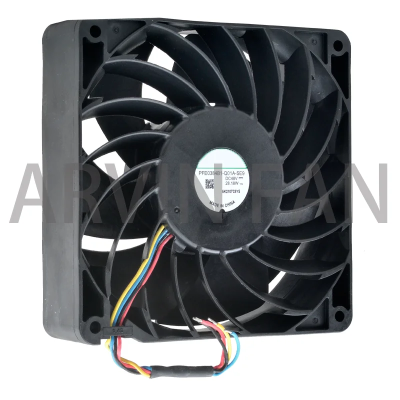 Brand New Original PFE0384B1-Q01A-SE9 14cm 140mm Fan 140x140x38mm DC48V 28.18W 4 Lines Cooling Fan For Server Inverter Car