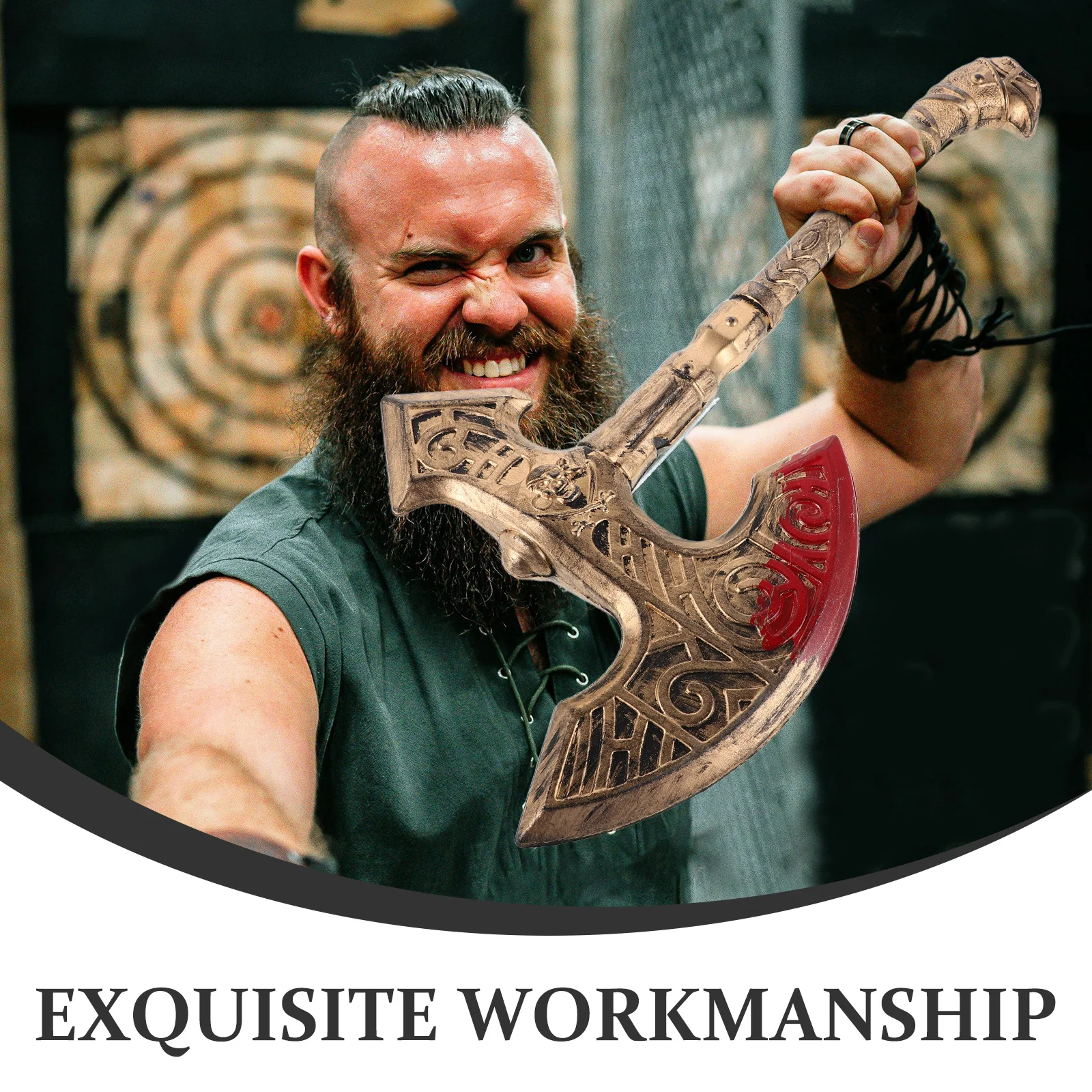 High-Fidelity Axe Prop for Costume Events Pirate Theme Parties Historical Reenactments Viking Accessories Men Dress Up