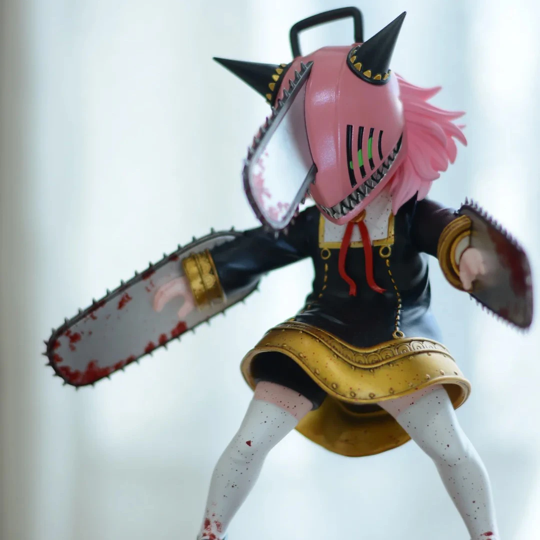 Reaper Anya Forger Chainsaw Man Garage Kit 2D Animation Sammlerstück Actionfigur Modell Spielen Statue GK für Desktop-Ornamente