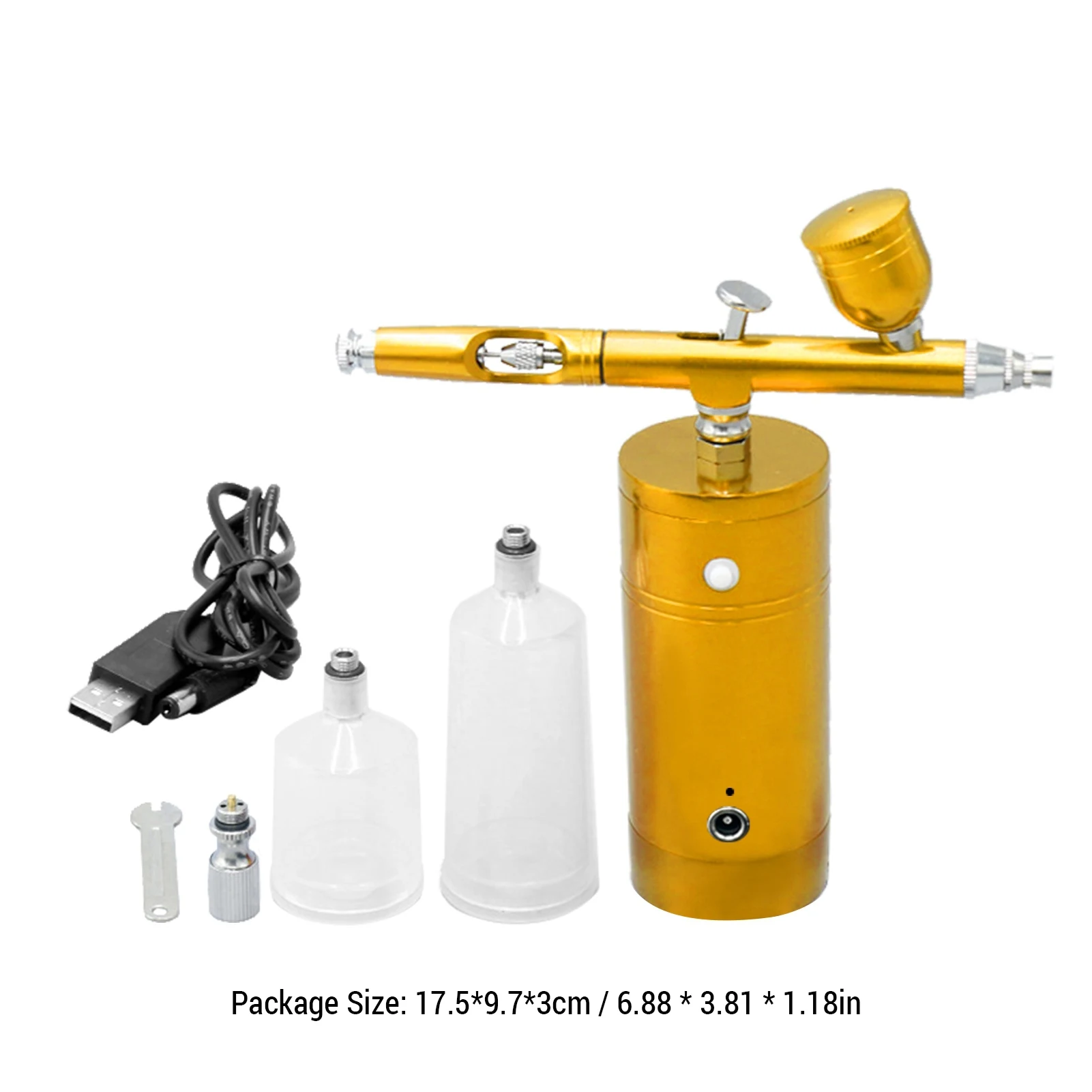 

Портативный компрессор для аэрографа, перезаряжаемый USB-распылитель, алюминиевый насос для макияжа, татуировки, увлажняющий ручной аэрограф, пистолет