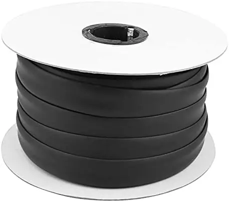 

RVMATE 1"x100' Black RV Trim Molding - UV Resistant Vinyl Edge Seal for Trailers & Campers