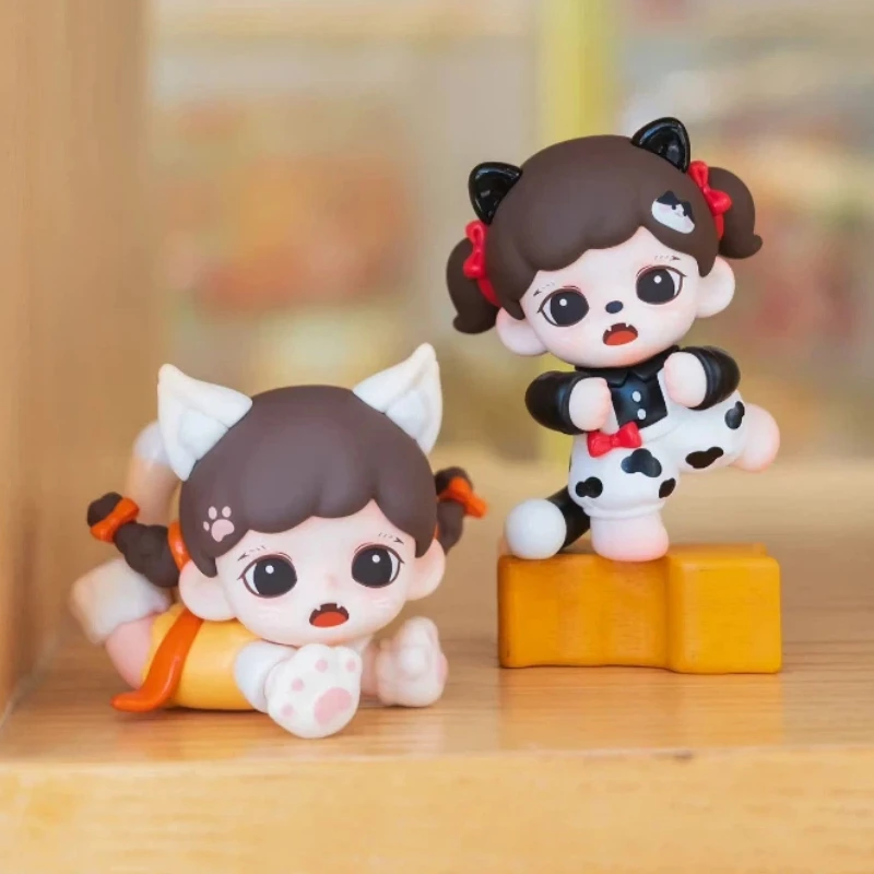 

Оригинальная коллекционная мини-серия фигурок Baby Zoraa Meow Cat Face в закрытой упаковке, настольный декор, подарок для фанатов, модель Mystery Box