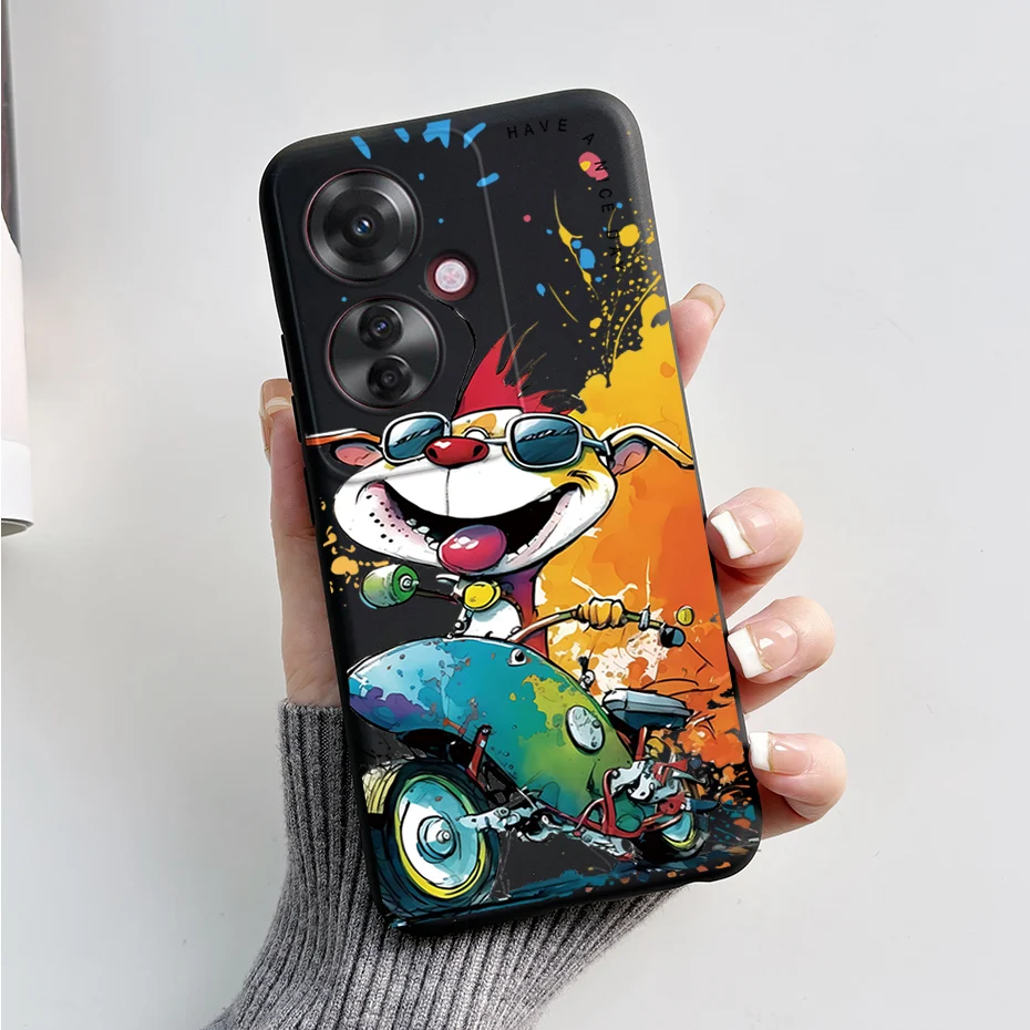 Casing ponsel Bumper tahan guncangan, casing penutup belakang silikon untuk OPPO Reno 11F 5G CPH2603, casing ponsel pola modis untuk OPPO Reno11 F Reno 11F 5g