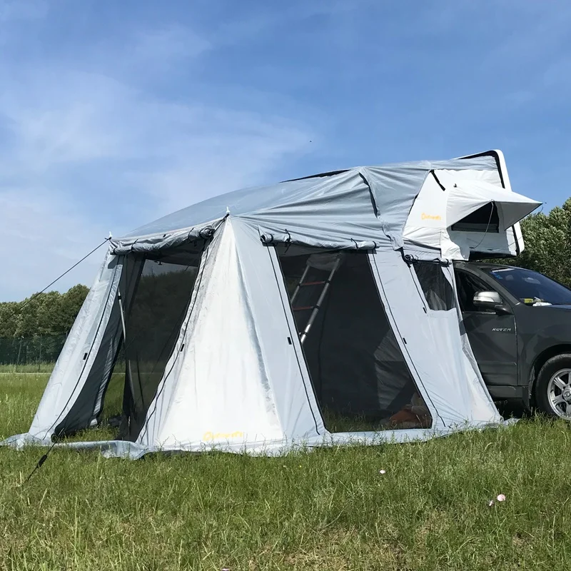 

Hot Sale Side Open Folding Hard Shell Roof Top Tent 4x4 off Road Camping 4 Person Roof Tents