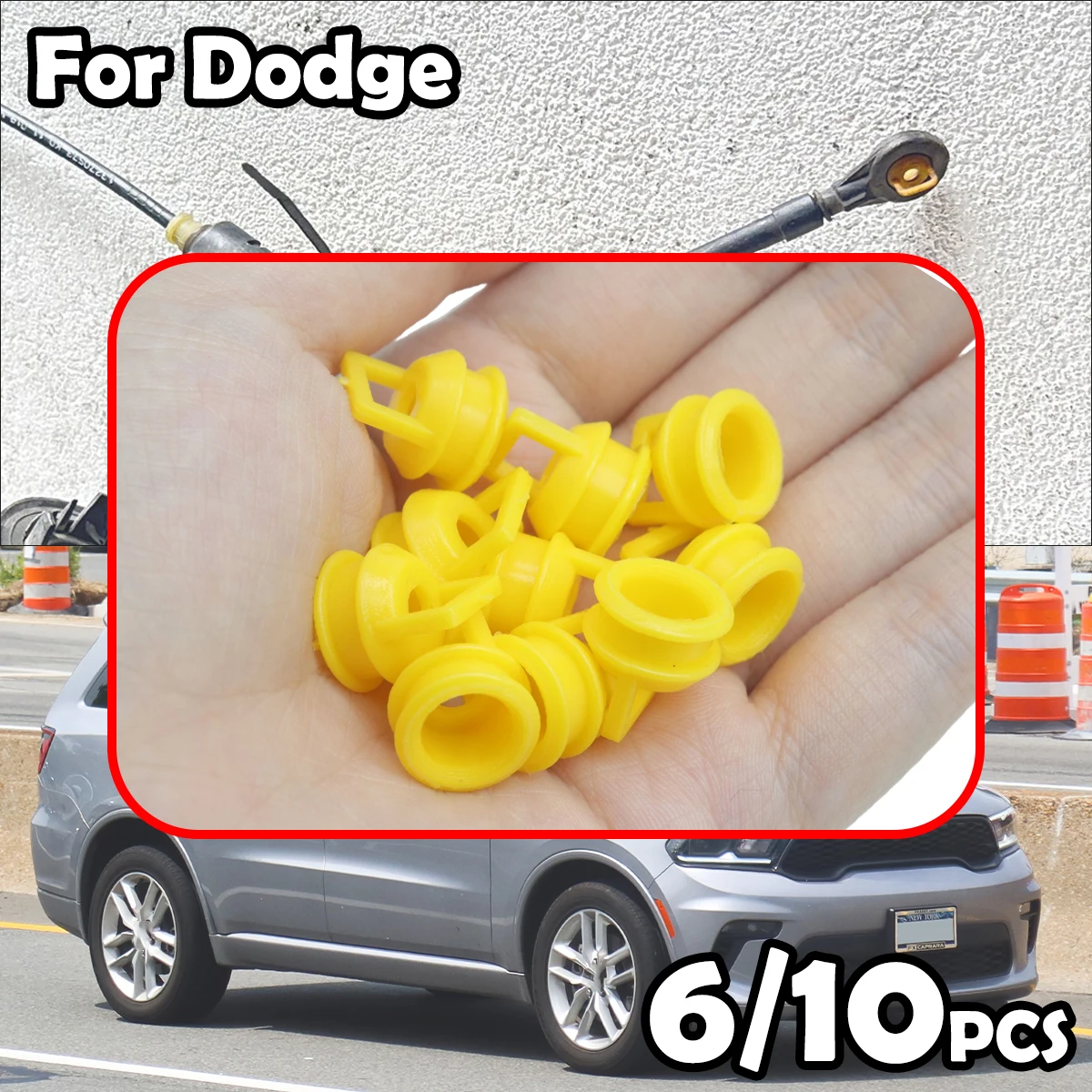 

6/10pcs Shift Cable Linkage Bushing Repair Kit For Dodge Durango WD Ram 1500 pickup Rubber Bands Grommet Clips Car accessories