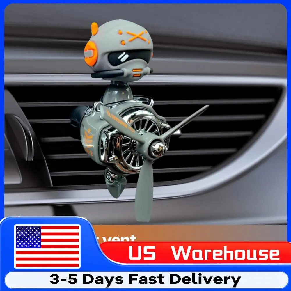 

Airplane Pilot Car Air Fresheners Vent Clip Air Outlet Aromatherapy Ornament Car Fragrance Diffuser Gifts for Friends Families