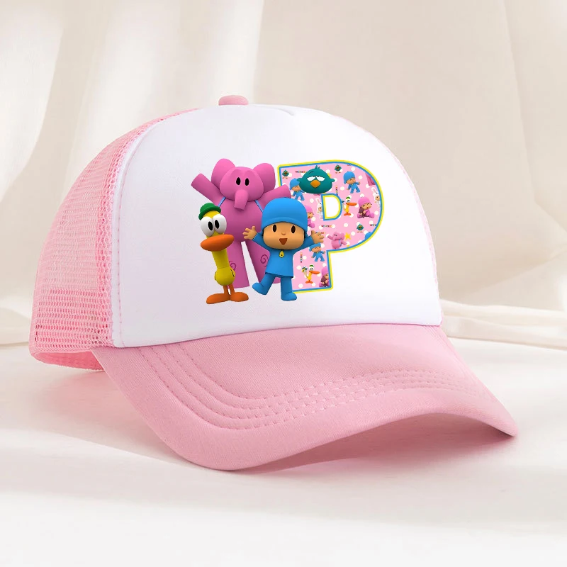 

Pocoyoed Fun Cartoon Anime Figures Sun Hat Parent Child Kawaii Peaked Cap Trendy Cute Outdoor Caps Boy Girl Headwear Gift 2026