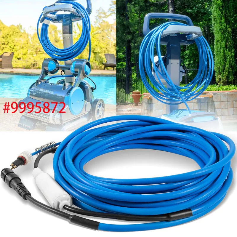 9995872 DIY Swivel Cable 3 Wire 18M, for Dolphin Pool Cleaner DX4 DX6, Deluxe 4 5, Apollo Plus, Triton Edge Discovery Premier Pr