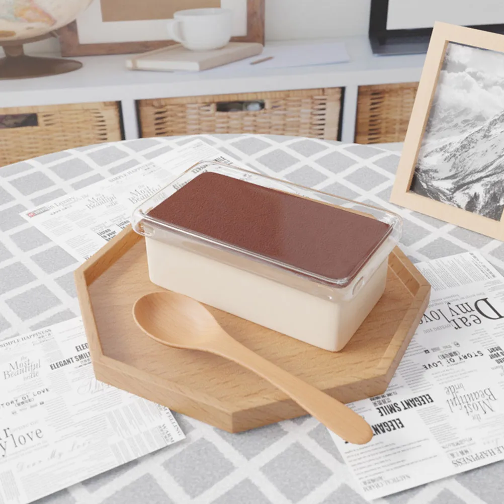

25 Pcs Mousse Cake Box Clear Boxes Storage Container Packaging Cupcake Holder with Lid Bread