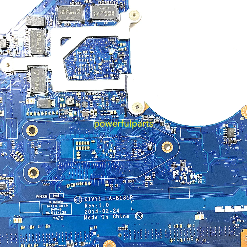 Untuk Lenovo Y40-80 Motherboard i5-5200u / i7-5500u 2G LA-B131P ZIVY1 bekerja dengan baik