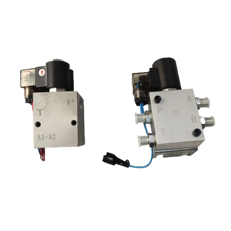 Hydraulic solenoid valve of excavator quick-change connector 12V and 24V quick-change connector cylinder check valve fittings