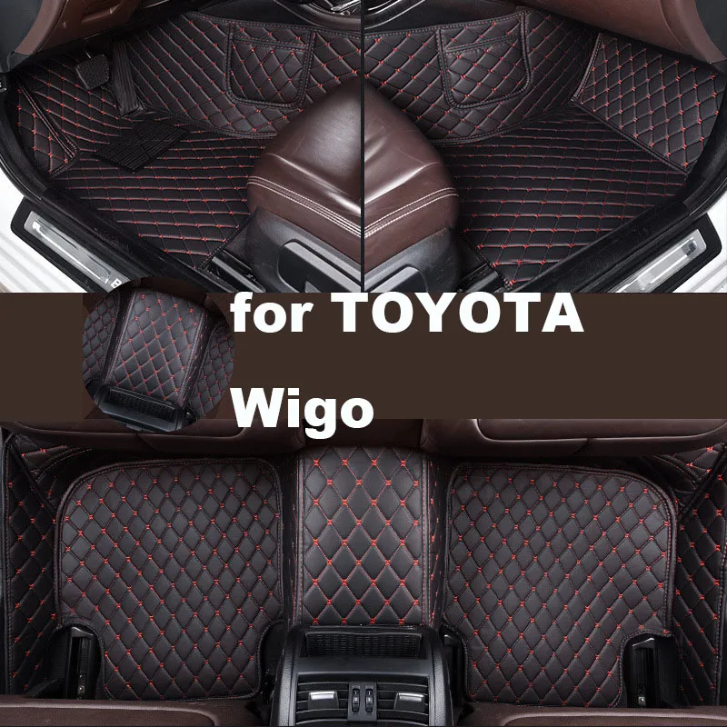 

Car Floor Mats for TOYOTA Wigo 2014-2020 Accessories Customized Auto Carpets