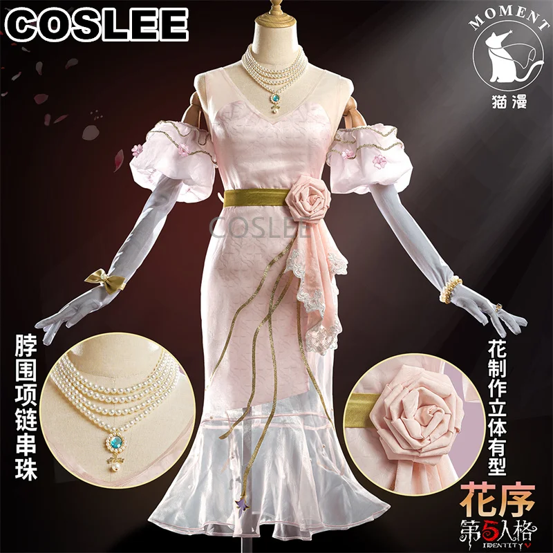 COSLEE Identity V Vera Nair Perfumer Fashion Cosplay Costume Game Suit Elegant Dress Uniform Women Halloween Party Outfit New