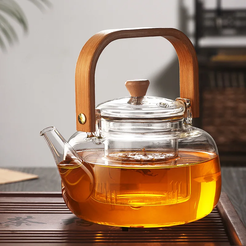 Household Heating Glass Teapot, Heating Beam, Steam and Heating, Dual-Use, Electric Pottery Stove, Special Tea Boiler