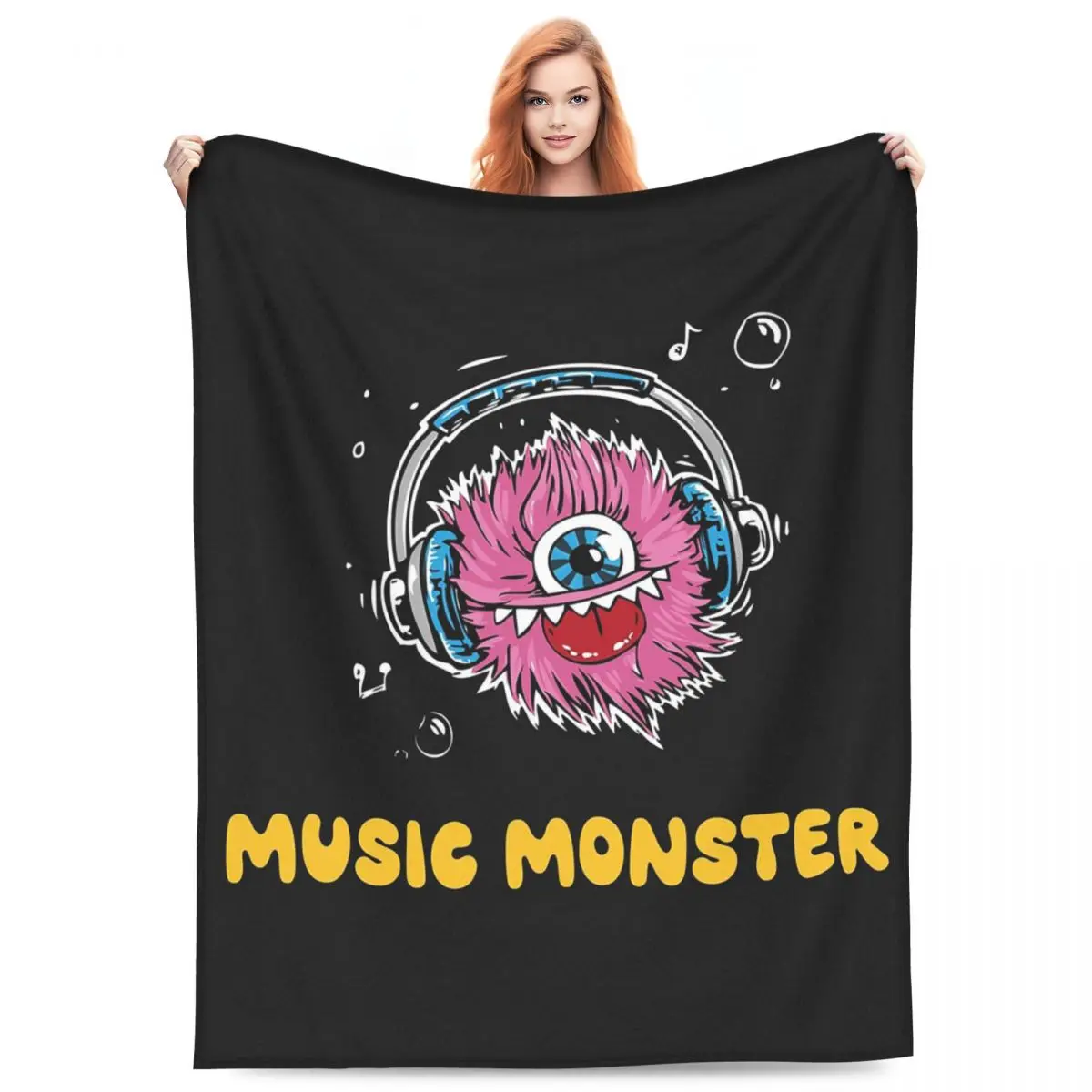 My Singing Monster Cartoon Blanket Fleece Sofa Throw Blanket Lightweight for Couch Bedding Office Throws Bedspread Quilt
