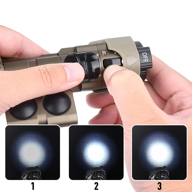 Mawl C1 Airsoft Metal Tactical Laser CNC Upgraded IR Illumination With Dual Switch Weapon Scout Powerful Flashlight