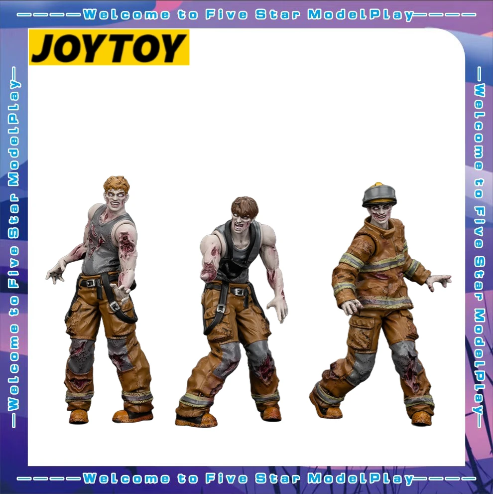 

【FS】Фигурки JOYTOY в масштабе 1/25: Зомби из Dark Source, модель пожарного, игрушка-подарок