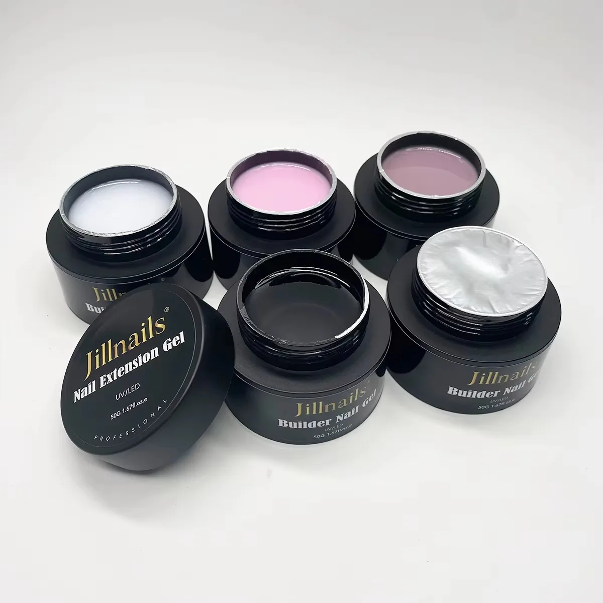 

Jillnails 50 мл самовыравнивающийся гель для ногтей Средний гель для наращивания ногтей