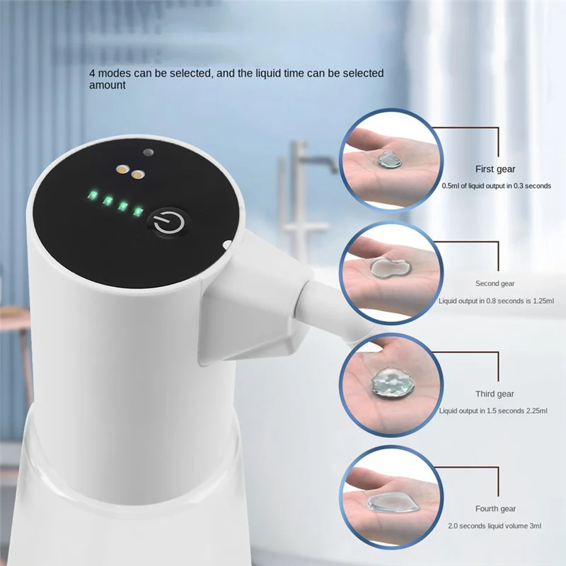 

TFORU-Бесконтактный дозатор мыла, перезаряжаемый электрический насос для жидкого мыла, регулируемая передача, водонепроницаемый и герметичный дизайн