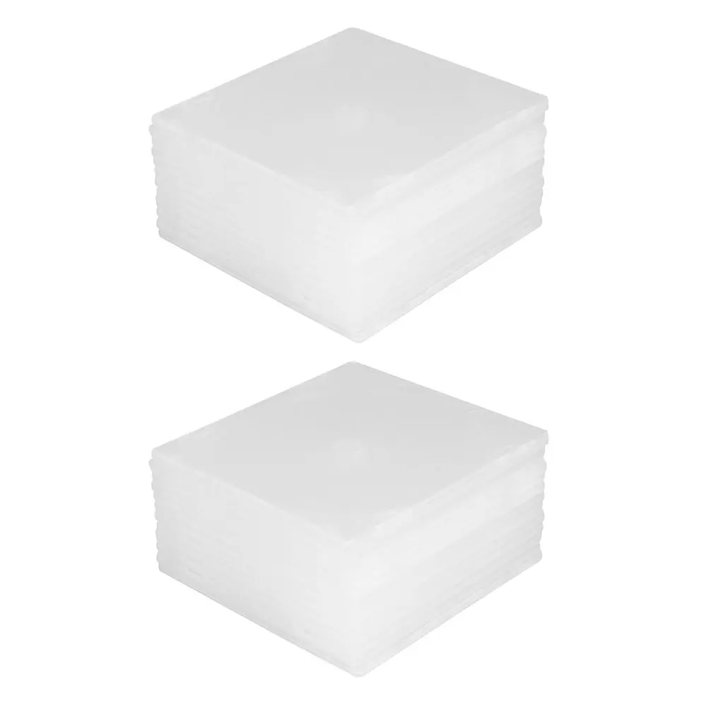 CD DVD Storage Cases 20 Pack Ultra Slim Clear Disc Organizer Protective Boxes for Home Media