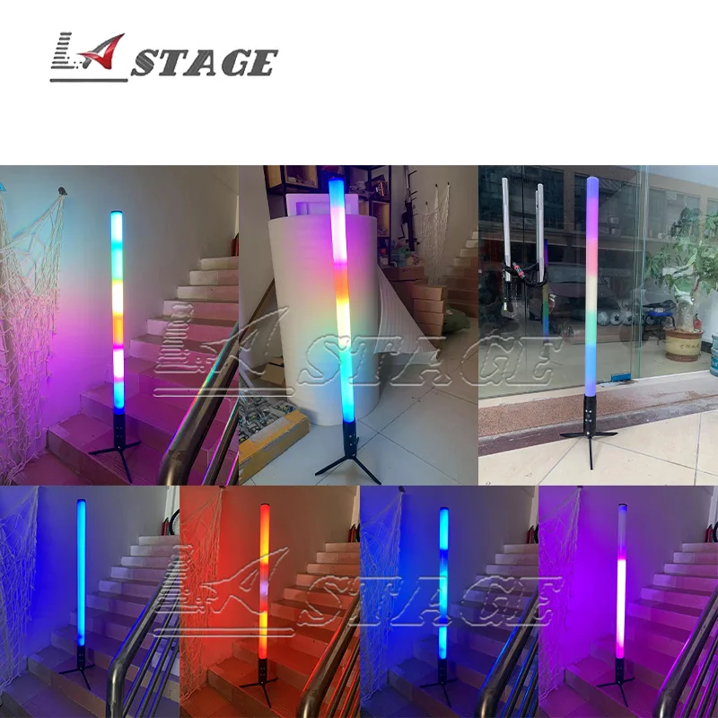 

Remote control mobile app, controller, dmx 512, artnetLED battery powered tube light RGBWA stage movie IPDMX night bar pixel DJ