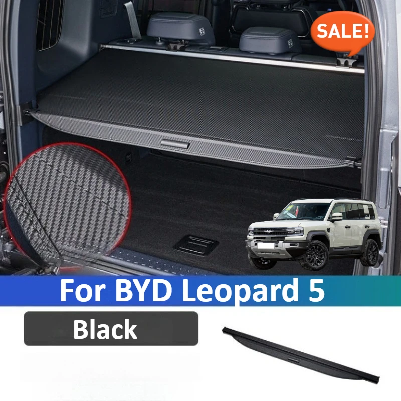 

Car Trunk Cover Curtain For BYD Leopard 5 High Quality Modified Car Trunk Partition Board Storage Rack Car Upgrade Parts