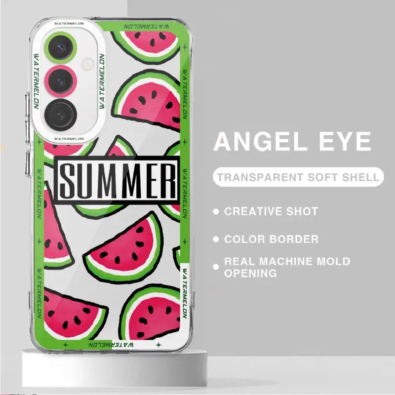 Cute Cherry Kawaii Fruit Fresh Phone Case for Samsung Galaxy A14 A13 A15 A23 4G A34 A33 A53 A25 A24 A54 A73 A35 A55 5G Cover