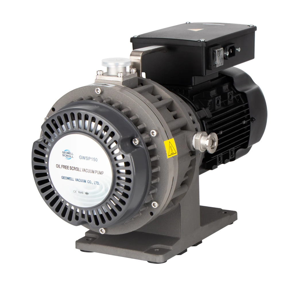GEOWELL 120L/min 140L/minGWSP150 Dry Scroll Vacuum Pump Oil Free Vacuum Pump