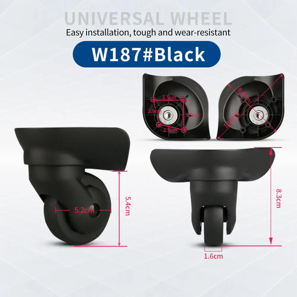 Hongsheng Koffer Universalrad Trolley-Rad Zubehör Passwort-Reisekoffer Geräuschlose Universalräder zur Reparatur und zum Austausch – Detail 21