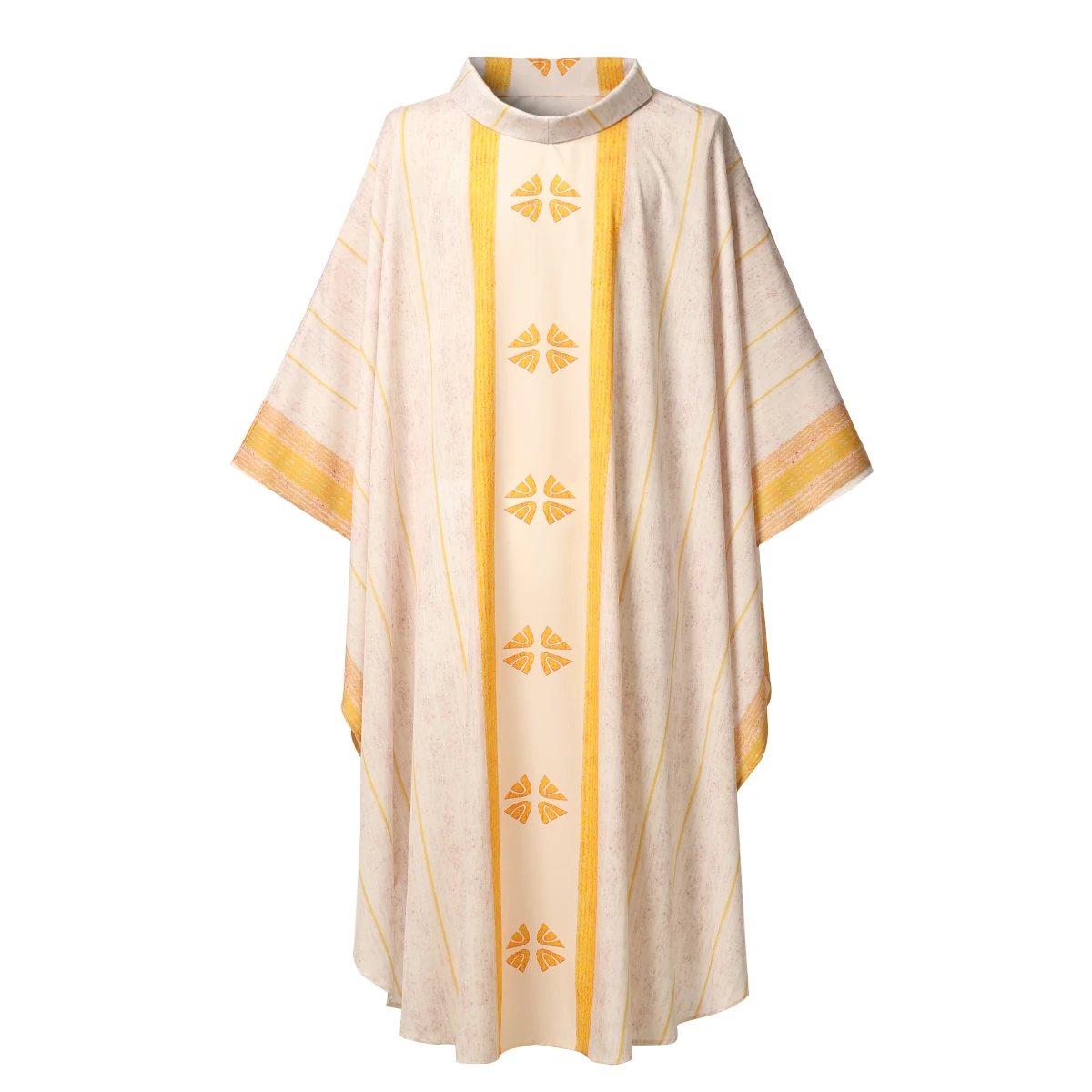 Church Pastor Celebrant Chasuble Priest Vintage Robe Gown Cape Cassock Vestment