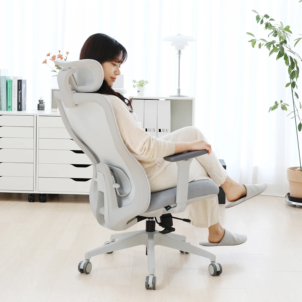 린백 사무용 사무실 컴퓨터 책상 학생 공부 허리 편한 메쉬 의자 LB850H