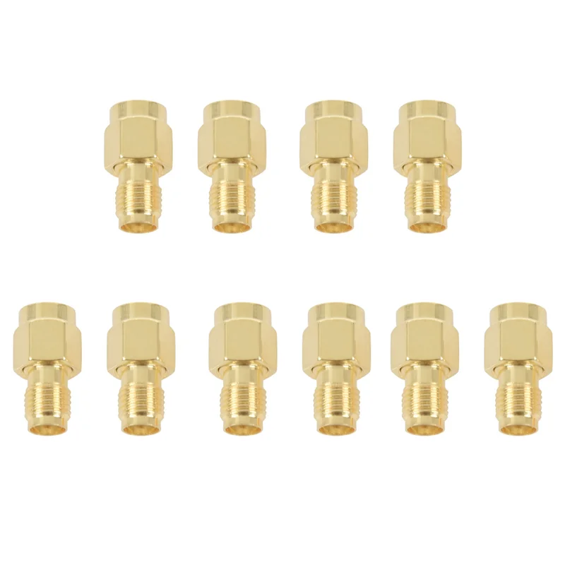 

【Price-Drop!】10PCS RF Coaxial Coax Adapter SMA Female To RP-SMA Male