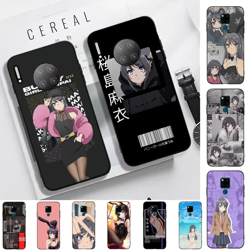 Sakurajima Mai Anime Phone Case For Huawei Mate 10 20 30 40 50 lite pro Nova 3 3i 5 6 SE 7 pro 7SE