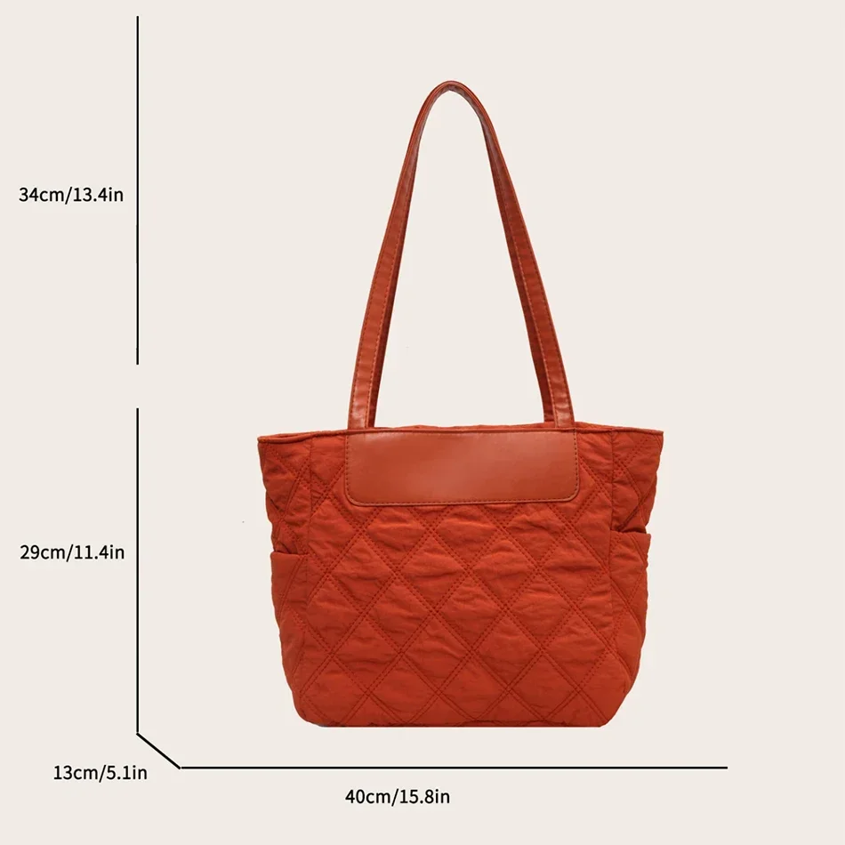 Borse tote di grande capacità per donna Nuova borsa a tracolla casual Borse per la spesa in cotone spaziale femminile di moda Borse da donna in