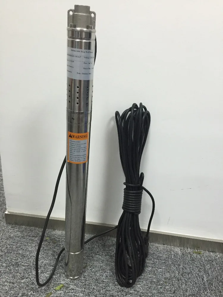 Agricultural Irrigation Deep Well Pump Electric Water Pump Deep Well Submersible Pump 2 Inch Diameter