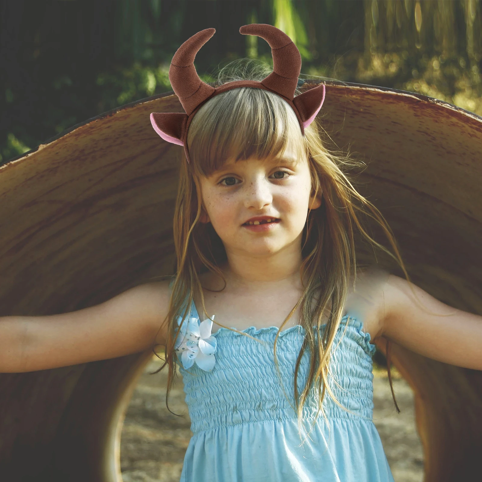 

Bull Horns Headband Kids Cosplay Animal Horn Hair Accessories Halloween Costume Party Headpiece Photo Props Hair Accessories