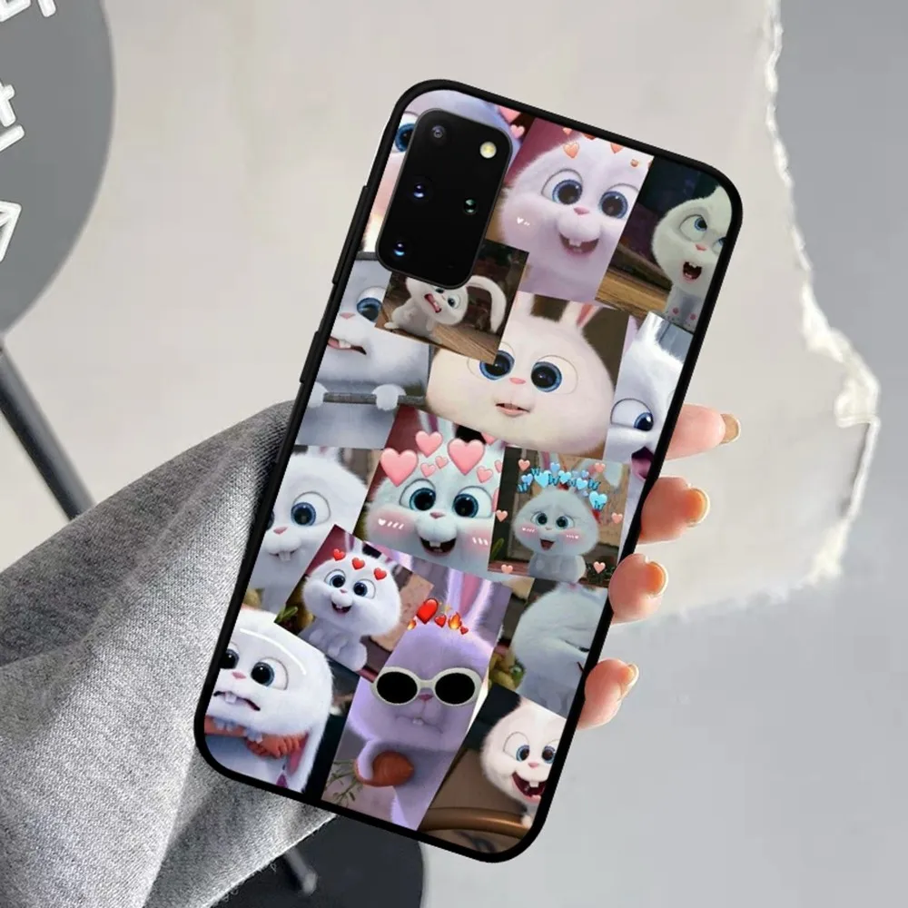 Cartoon Cute Anime R-Rabbit Phone Case For Samsung S 9 10 20 21 22 23 30 23plus lite Ultra FE S10lite Fundas