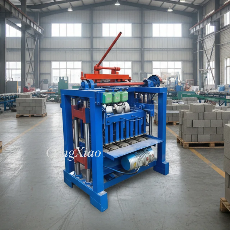 Multifunctional Non Burning Cement Brick Machine Automatic Concrete Hollow Block Maker For Road Walkway Construction Project