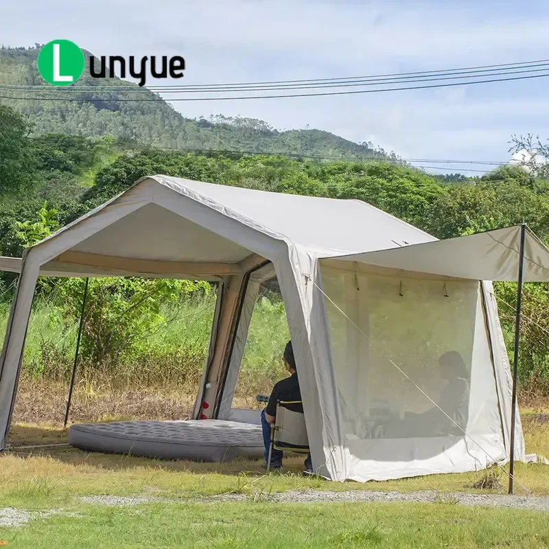 Automatic Inflatable Car Tailgate Camping Tent Quick Opening Folding Rainproof UV Proof Awning For SUV Truck Outdoor Shelter