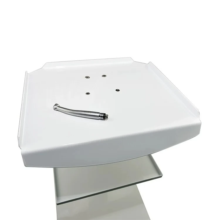 Dentals Mobile Trolley, Portable Trolley Dentals  Beauty Salons Steel Plate Paint Wheels with Brakes