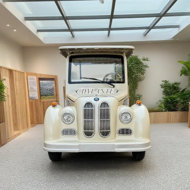 14 Passenger Hard Canopy Tour Transport 72v 200ah Lithium Battery And Wedding Event Dylante Classic Electric Sightseeing Car