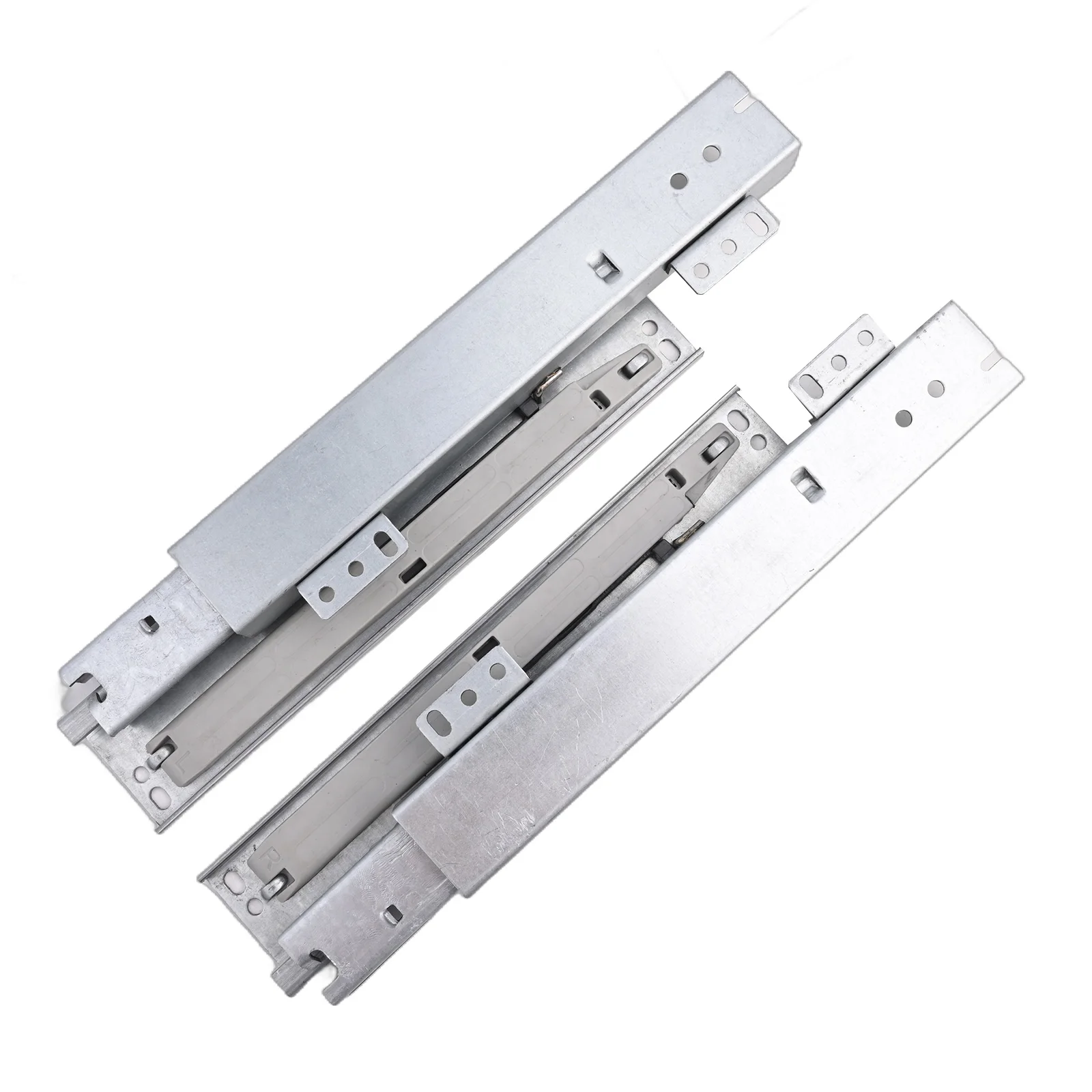 Bottom Mounted Rails Drawer Runners Home Office Smooth And Quiet Operation Three-stage Full Extension For Home Use